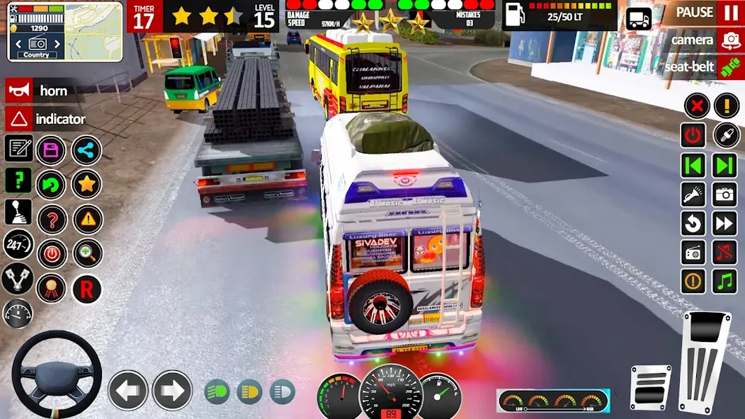 Euro Coach Bus Simulator 3D (Паблик Коуч Бас Драйвинг 3Д)  [МОД Меню] Screenshot 3