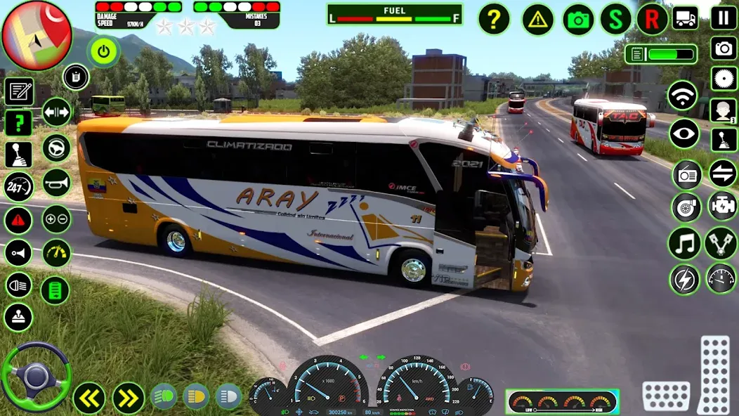 Euro Coach Bus Simulator 3D (Паблик Коуч Бас Драйвинг 3Д)  [МОД Меню] Screenshot 4