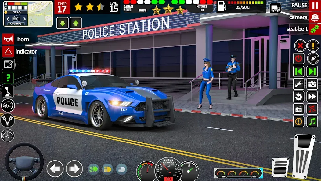 City Police Car Driving Games  [МОД Menu] Screenshot 1