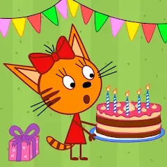 Взломанная Kid-E-Cats: Kids birthday  [МОД Unlocked] - стабильная версия apk на Андроид