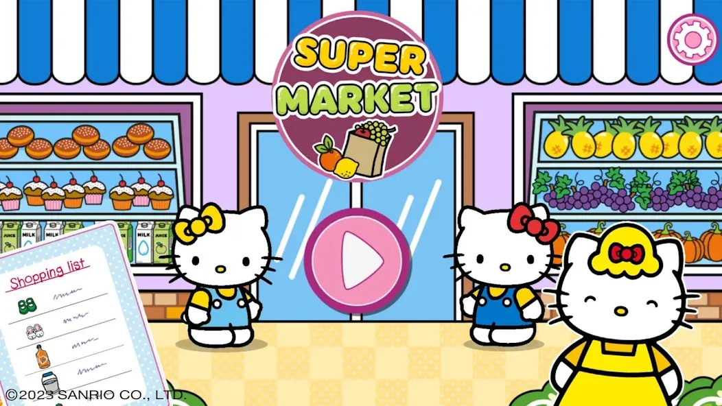 Hello Kitty: Kids Supermarket (Хеллоу Китти)  [МОД Меню] Screenshot 1