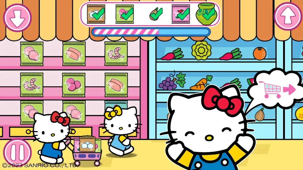 Hello Kitty: Kids Supermarket (Хеллоу Китти)  [МОД Меню] Screenshot 2