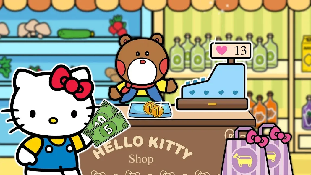 Hello Kitty: Kids Supermarket (Хеллоу Китти)  [МОД Меню] Screenshot 3