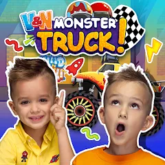 Скачать взломанную Monster Truck Vlad & Niki  [МОД Много денег] - последняя версия apk на Андроид