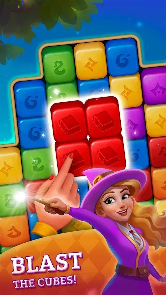 Magic Blast: Mystery Puzzle (Маджик Бласт)  [МОД Бесконечные монеты] Screenshot 2