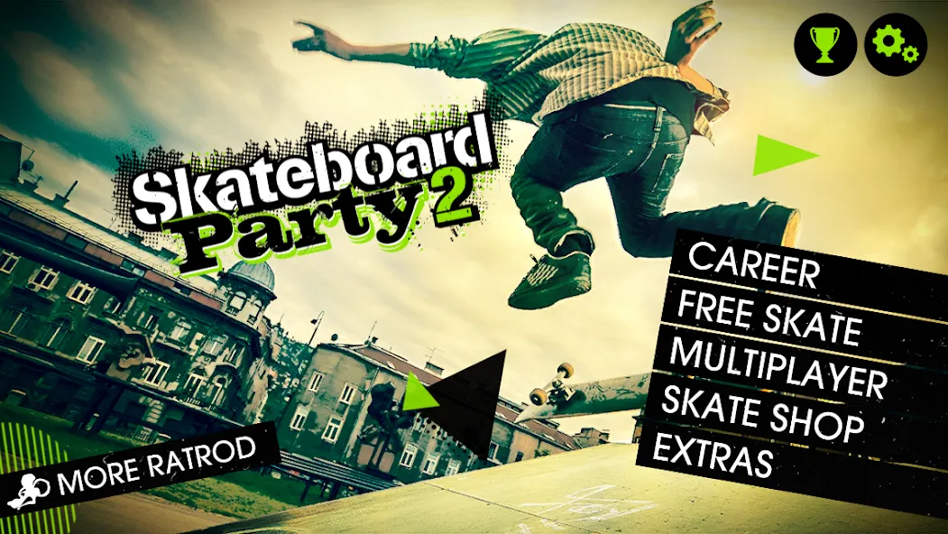 Skateboard Party 2 (Скейтборд вечеринка 2)  [МОД Menu] Screenshot 2