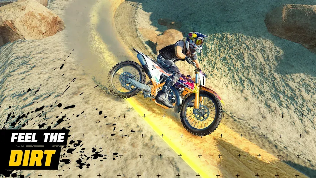 Dirt Bike Unchained: MX Racing (Дерт Байк Анчейнд)  [МОД Много денег] Screenshot 4