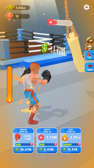 Tap Punch - 3D Boxing (Тап Панч)  [МОД Бесконечные деньги] Screenshot 1