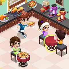 Взломанная Cooking Restaurant Kitchen (Кукинг Ресторан Китчен)  [МОД Меню] - полная версия apk на Андроид