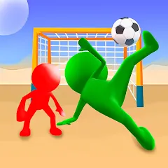 Взломанная Stickman Soccer Football Game  [МОД Menu] - последняя версия apk на Андроид