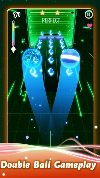 Rolling Twins: Music Ball Rush (Роллинг Твинс)  [МОД Много монет] Screenshot 3