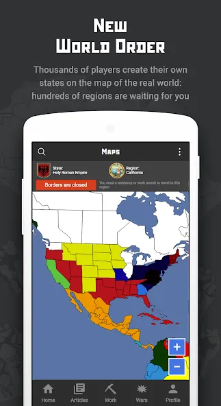 Rival Regions: world strategy (Ривал Регионс)  [МОД Unlimited Money] Screenshot 1