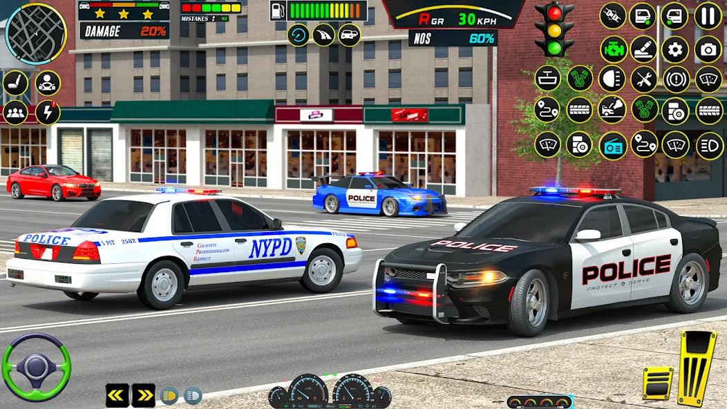 US Police Car Parking - King  [МОД Бесконечные деньги] Screenshot 3