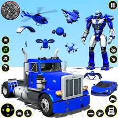 Скачать взлом Truck Game - Car Robot Games  [МОД Много монет] - стабильная версия apk на Андроид