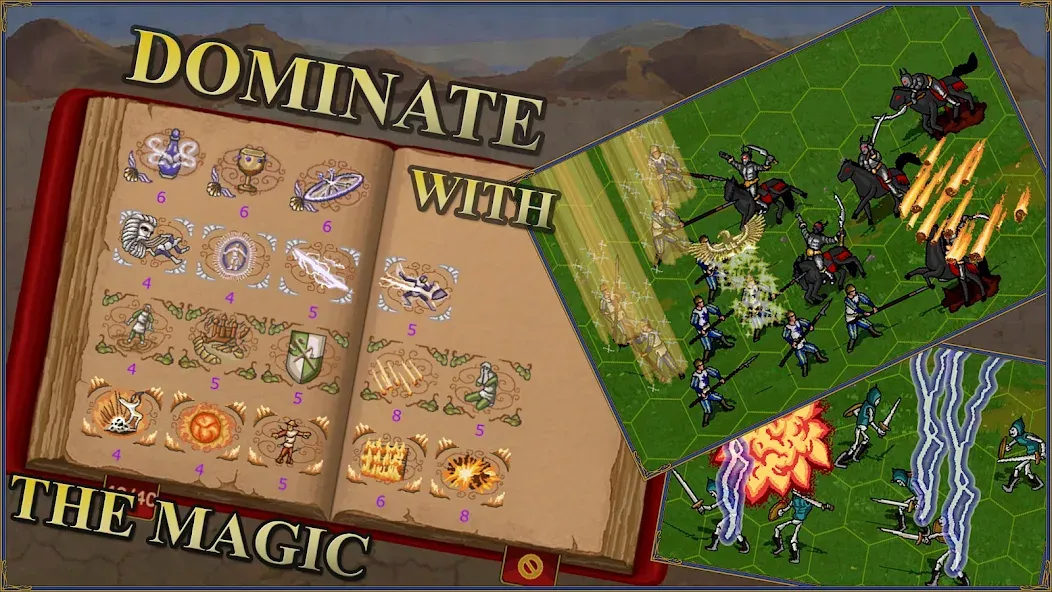 Heroes of Might: Magic arena 3  [МОД Много монет] Screenshot 2