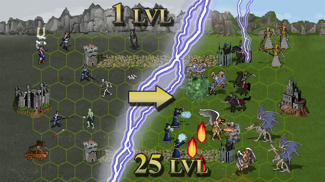 Heroes of Might: Magic arena 3  [МОД Много монет] Screenshot 4