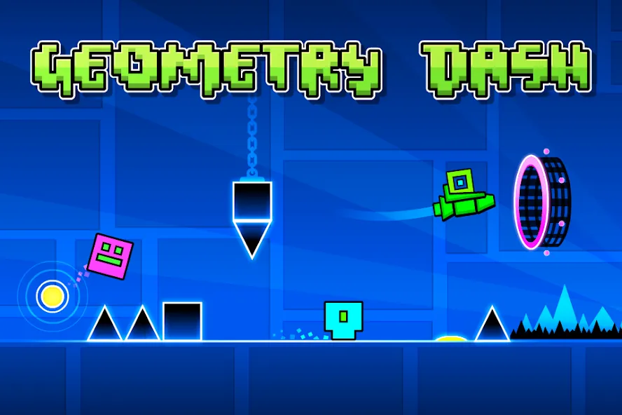 Geometry Dash Lite (Геометрия Дэш Лайт)  [МОД Mega Pack] Screenshot 1