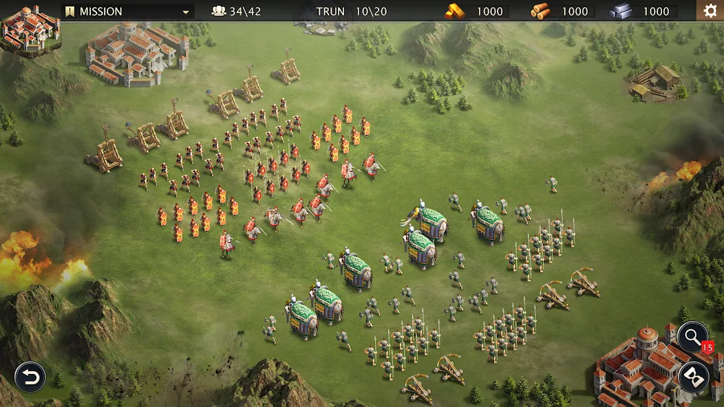 Grand War: Rome Strategy Games (Гранд Вар)  [МОД Много денег] Screenshot 4