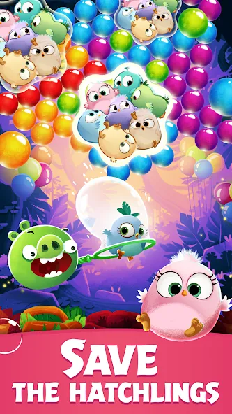 Angry Birds POP Bubble Shooter (Энгри Брдс ПОП Бабл Шутер)  [МОД Mega Pack] Screenshot 3