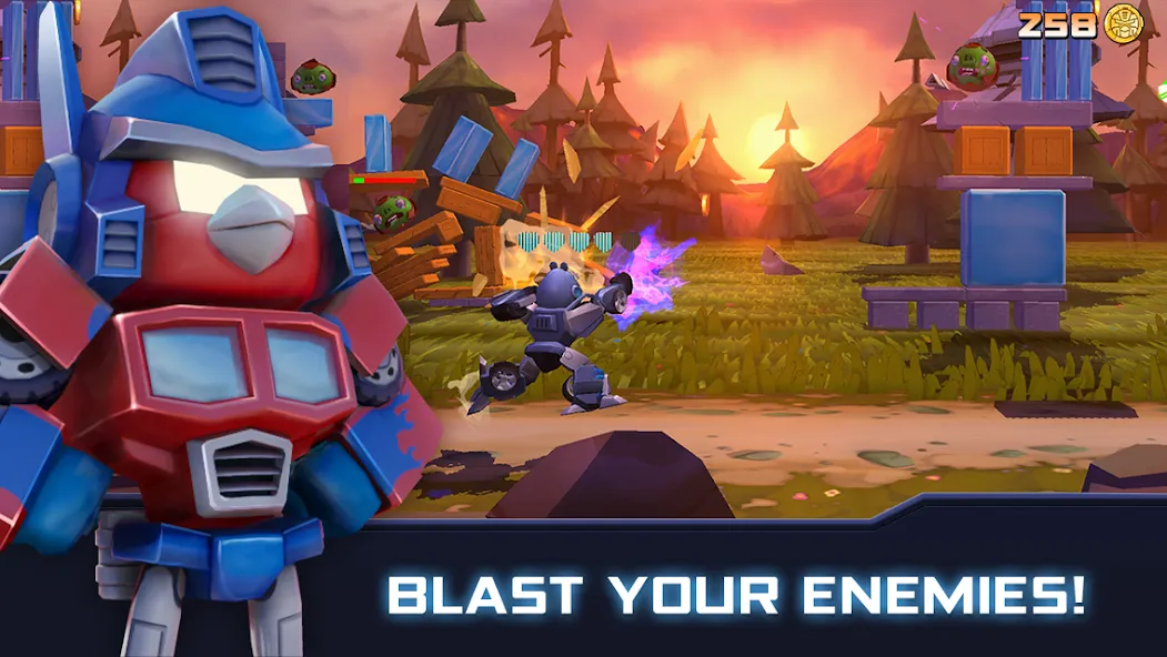 Angry Birds Transformers (Энгри Брдс Трансформеры)  [МОД Много денег] Screenshot 1