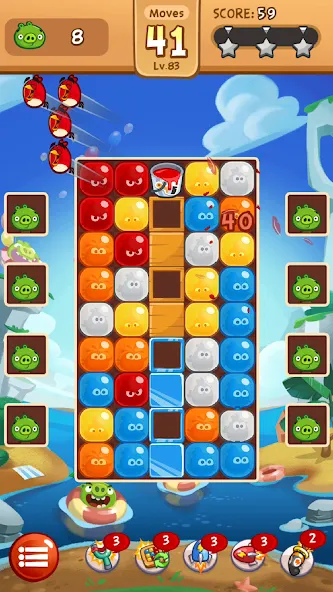 Angry Birds Blast (Энгри Бердс Бласт)  [МОД Mega Pack] Screenshot 1