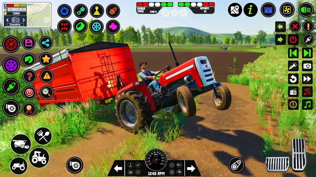 Indian Tractor Farming Games  [МОД Menu] Screenshot 5