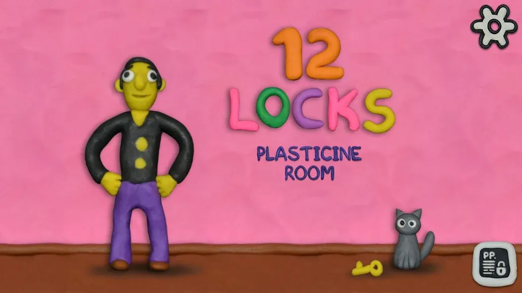 12 LOCKS: Plasticine room  [МОД Бесконечные монеты] Screenshot 1