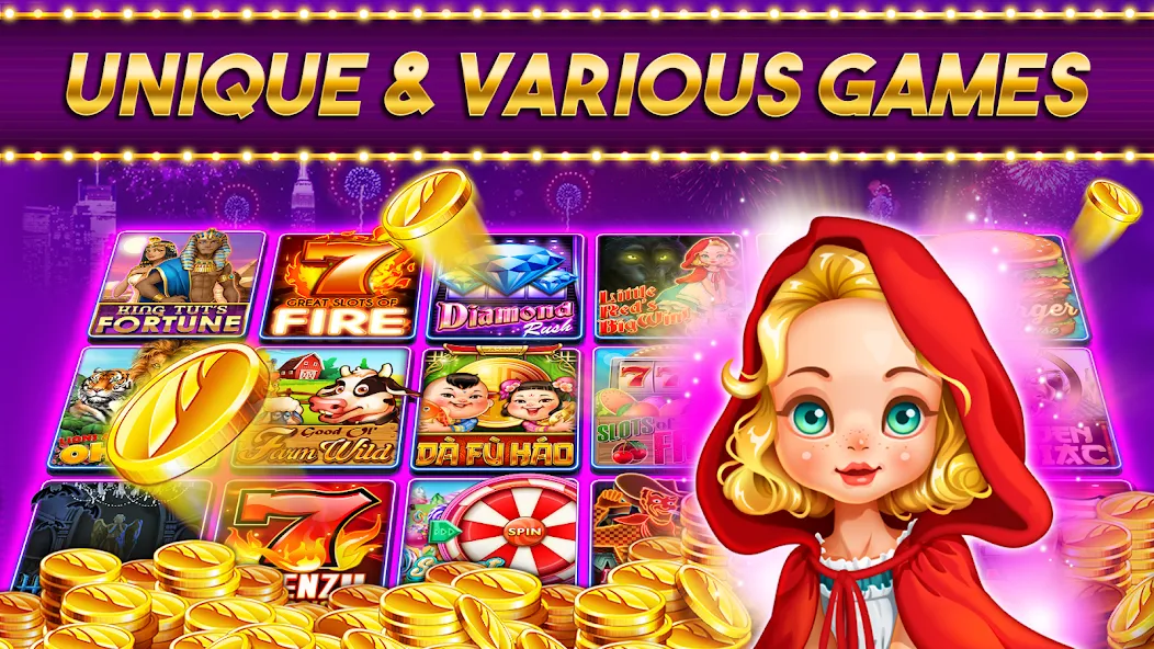 Casino Frenzy - Slot Machines (Казино Френзи)  [МОД Бесконечные монеты] Screenshot 3