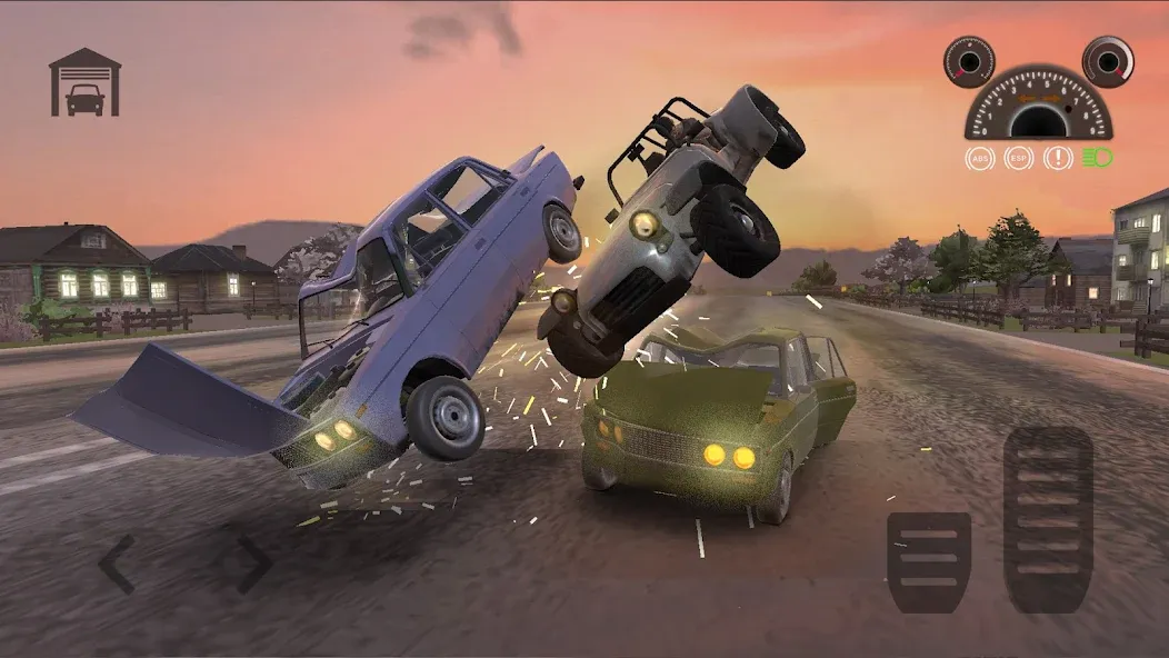 Car Crash Racing - Russia (Кар Краш Рейсинг)  [МОД Бесконечные деньги] Screenshot 1