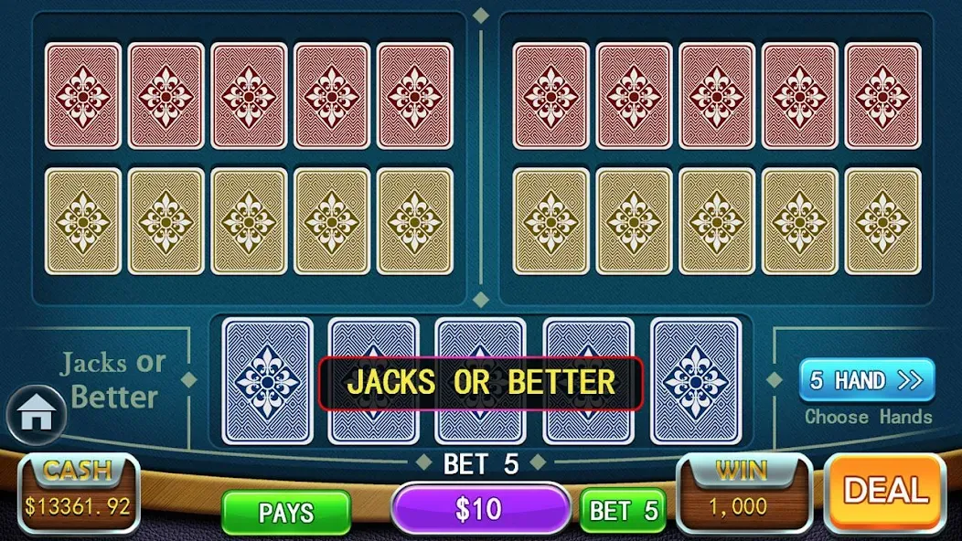 Video Poker Games - Multi Hand (Видео покер игры)  [МОД Mega Pack] Screenshot 4