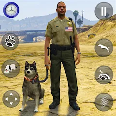 Взлом Toby Police Dog Sim: Dogs Game  [МОД Меню] - последняя версия apk на Андроид