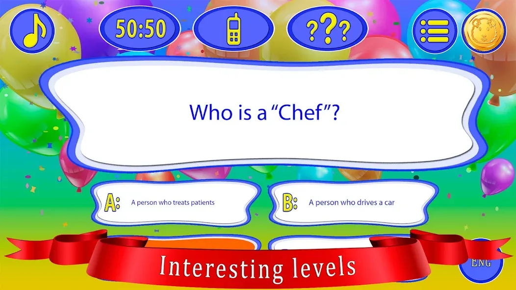 Kids Quiz Games: Millionaire  [МОД Меню] Screenshot 3