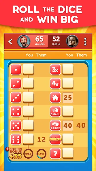 YAHTZEE With Buddies Dice Game (ЯХТЗИ с друзьями)  [МОД Все открыто] Screenshot 1