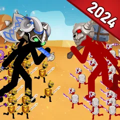 Скачать взломанную Stick Dynasty (Стритмен Баттл Уор)  [МОД Меню] - последняя версия apk на Андроид