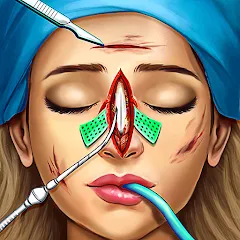 Скачать взломанную Surgery Simulator Doctor Game  [МОД Unlimited Money] - полная версия apk на Андроид