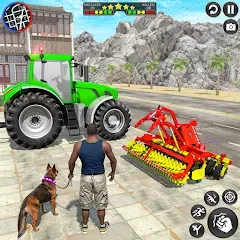 Взломанная Indian Tractor Driving Game 3D (Фарминг Геймс)  [МОД Все открыто] - последняя версия apk на Андроид