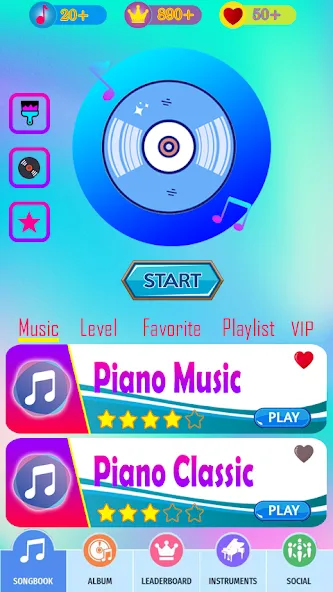 RaptorGamer Piano Tiles (РапторГеймер Пьяно Тайлс)  [МОД Бесконечные деньги] Screenshot 1