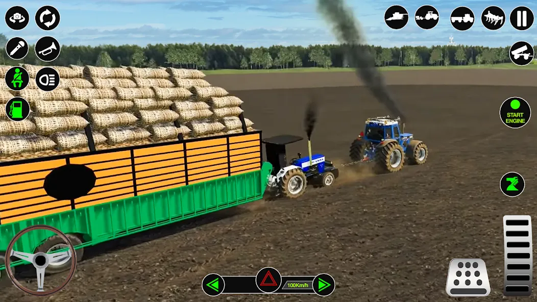 Farming Tractor Simulator Game  [МОД Много монет] Screenshot 2