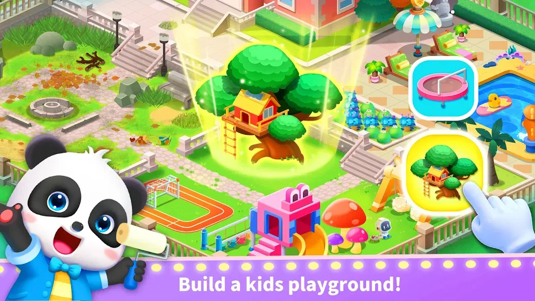 Baby Panda's Town: Life  [МОД Бесконечные монеты] Screenshot 2