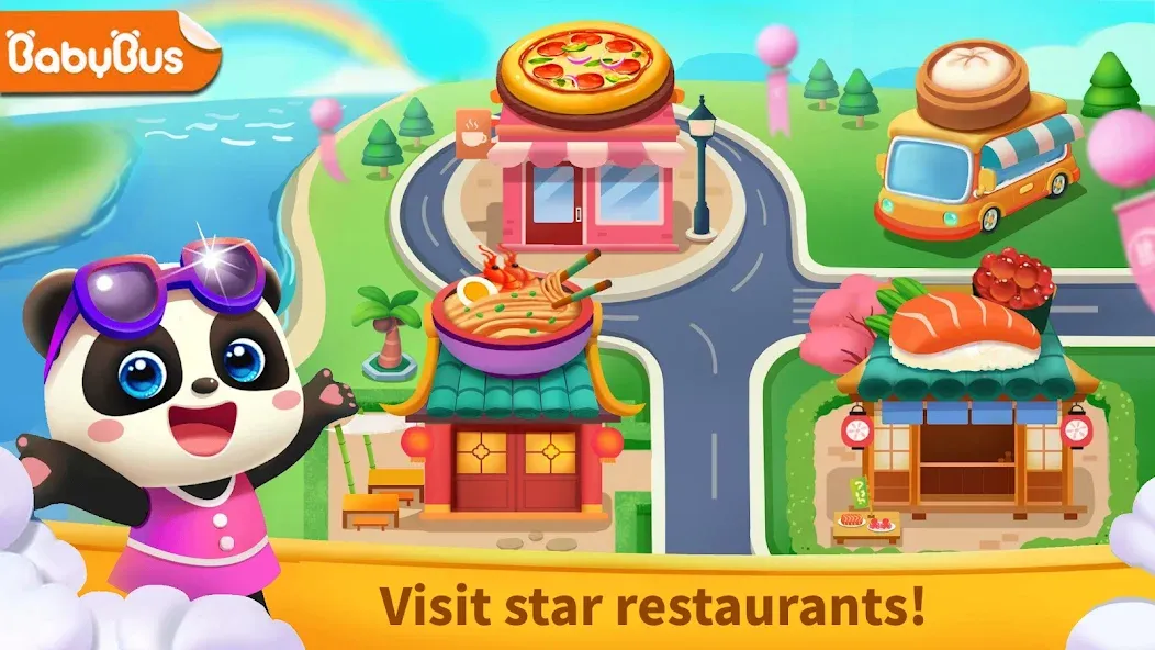 Little Panda: Star Restaurants  [МОД Меню] Screenshot 1