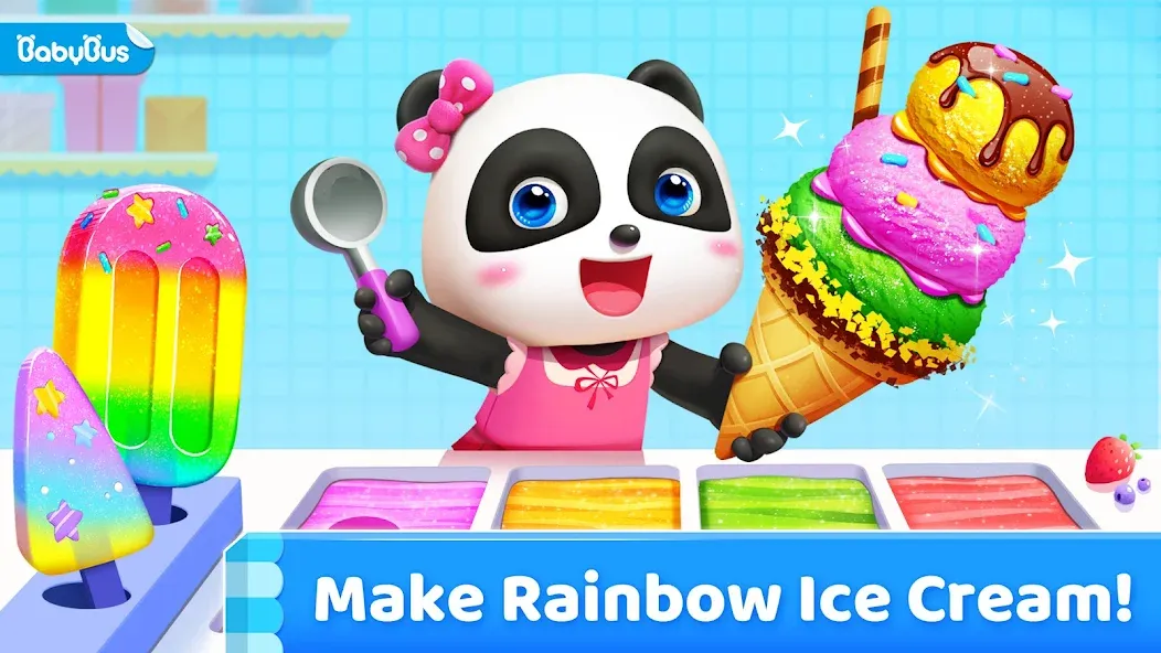 Little Panda's Ice Cream Games  [МОД Menu] Screenshot 1