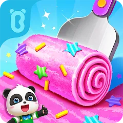 Взломанная Little Panda's Ice Cream Games  [МОД Menu] - стабильная версия apk на Андроид