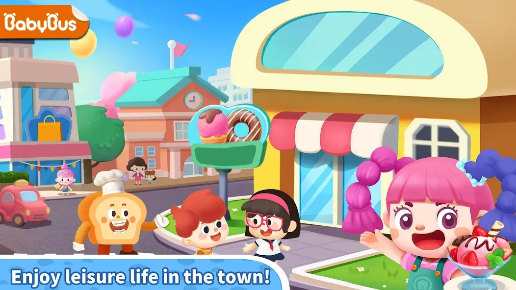 Little Panda's Town: Street  [МОД Unlimited Money] Screenshot 1