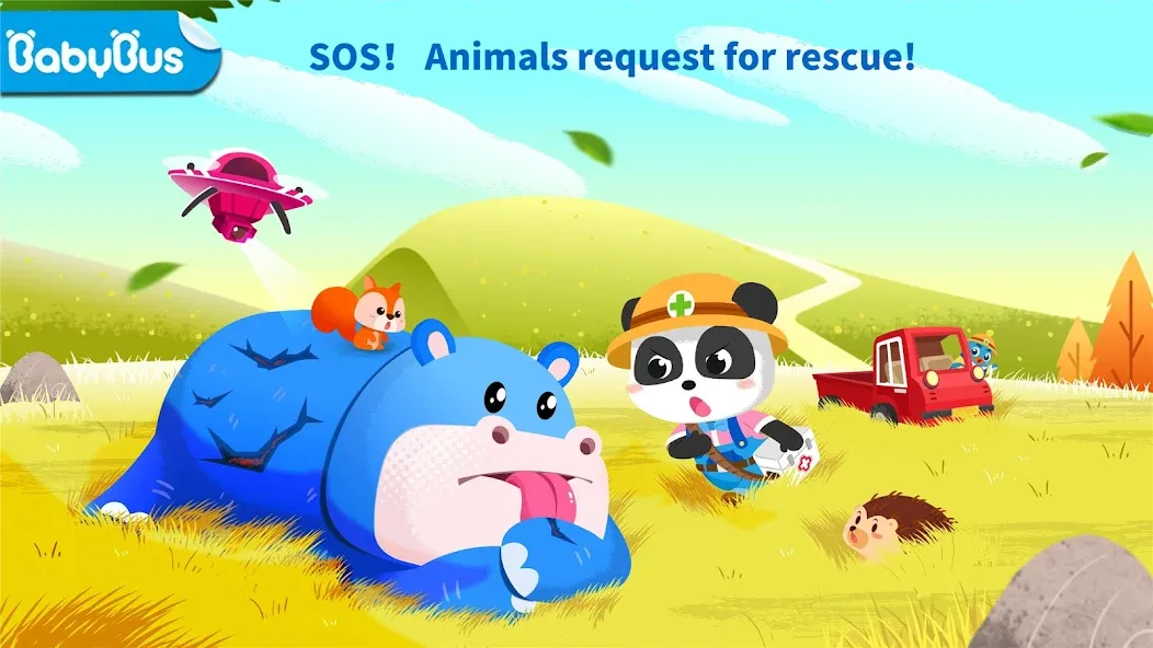 Baby Panda: Care for animals  [МОД Unlocked] Screenshot 1