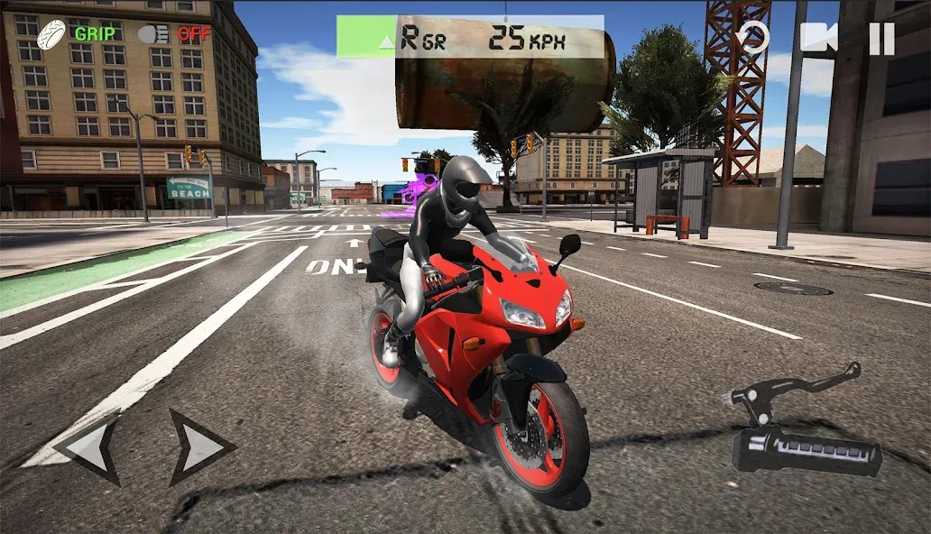 Ultimate Motorcycle Simulator (Ультимативный Мотоциклетный Симулятор)  [МОД Бесконечные монеты] Screenshot 1