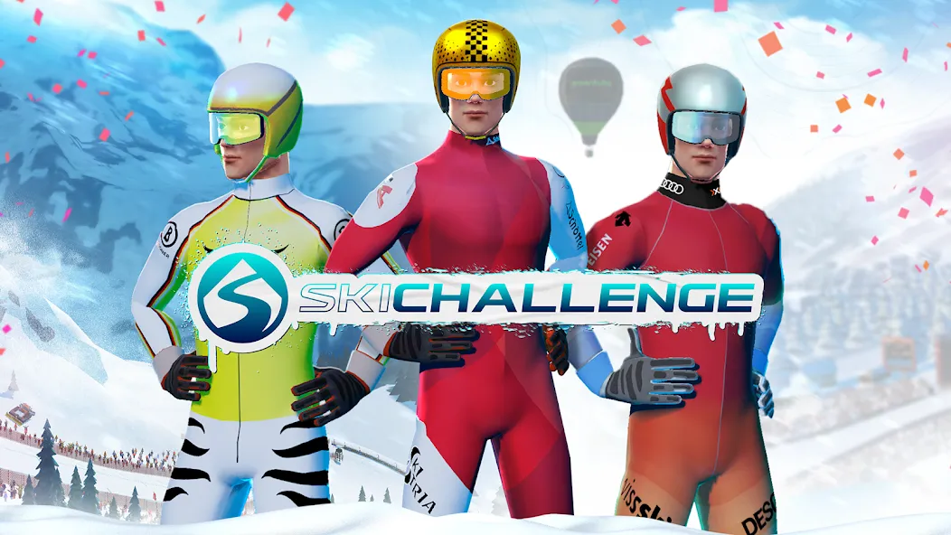 Ski Challenge (Ски Челлендж)  [МОД Все открыто] Screenshot 1