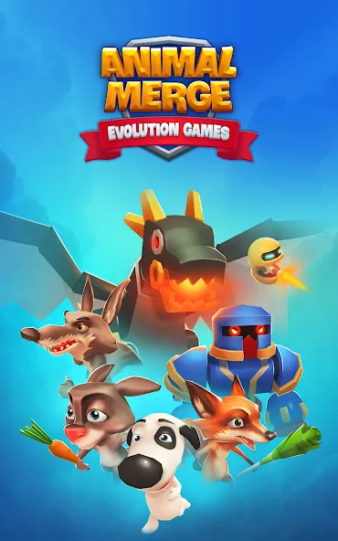 Animal Merge - Evolution Games (Анимал Мерж)  [МОД Unlimited Money] Screenshot 1