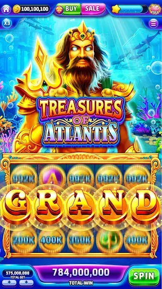 Jackpotland-Vegas Casino Slots (Джекпотлэнд)  [МОД Бесконечные деньги] Screenshot 3