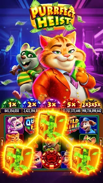 Fat Cat Casino - Slots Game (Фэт Кэт Казино)  [МОД Меню] Screenshot 3