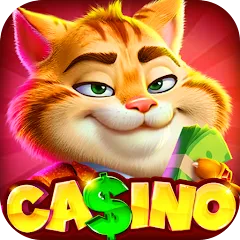 Скачать взломанную Fat Cat Casino - Slots Game (Фэт Кэт Казино)  [МОД Меню] - стабильная версия apk на Андроид